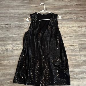 Zara sparkly vest dress Size L